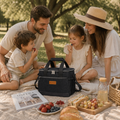 Insulated family lunch bag for park days and screen-free outdoor outings
