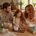 Wooden Serving Tray for Family Snacks & Home Moments