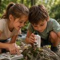 Portable kids pocket microscope for outdoor discovery
