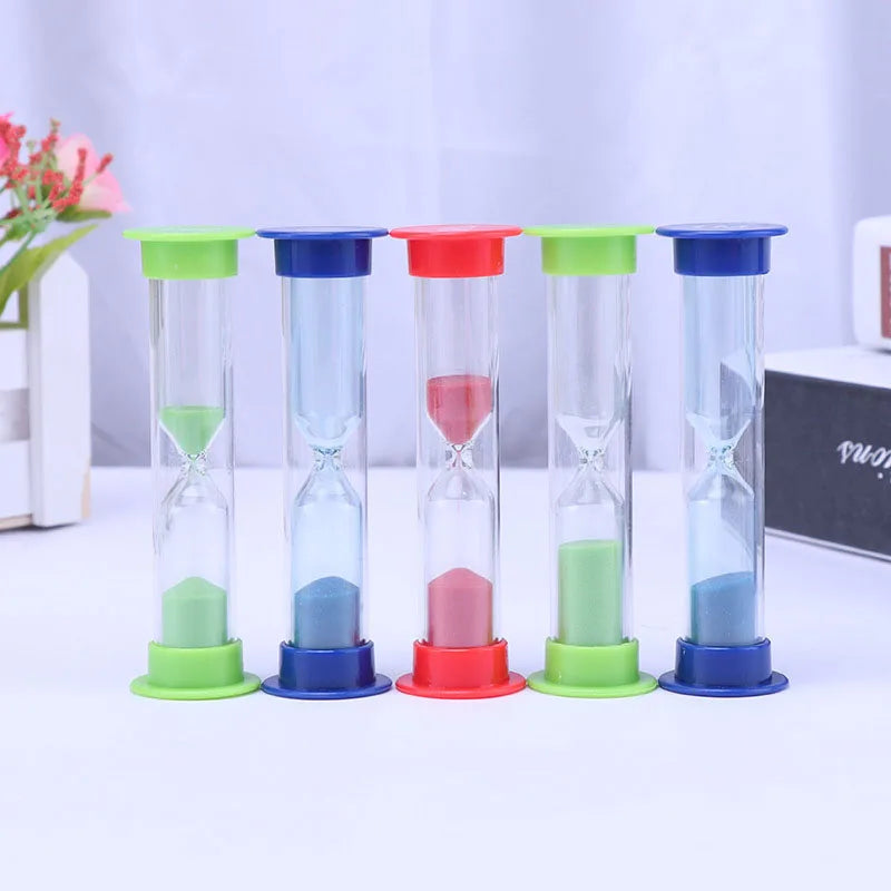 Sand timer set for kids for short routines and screen-free transitions