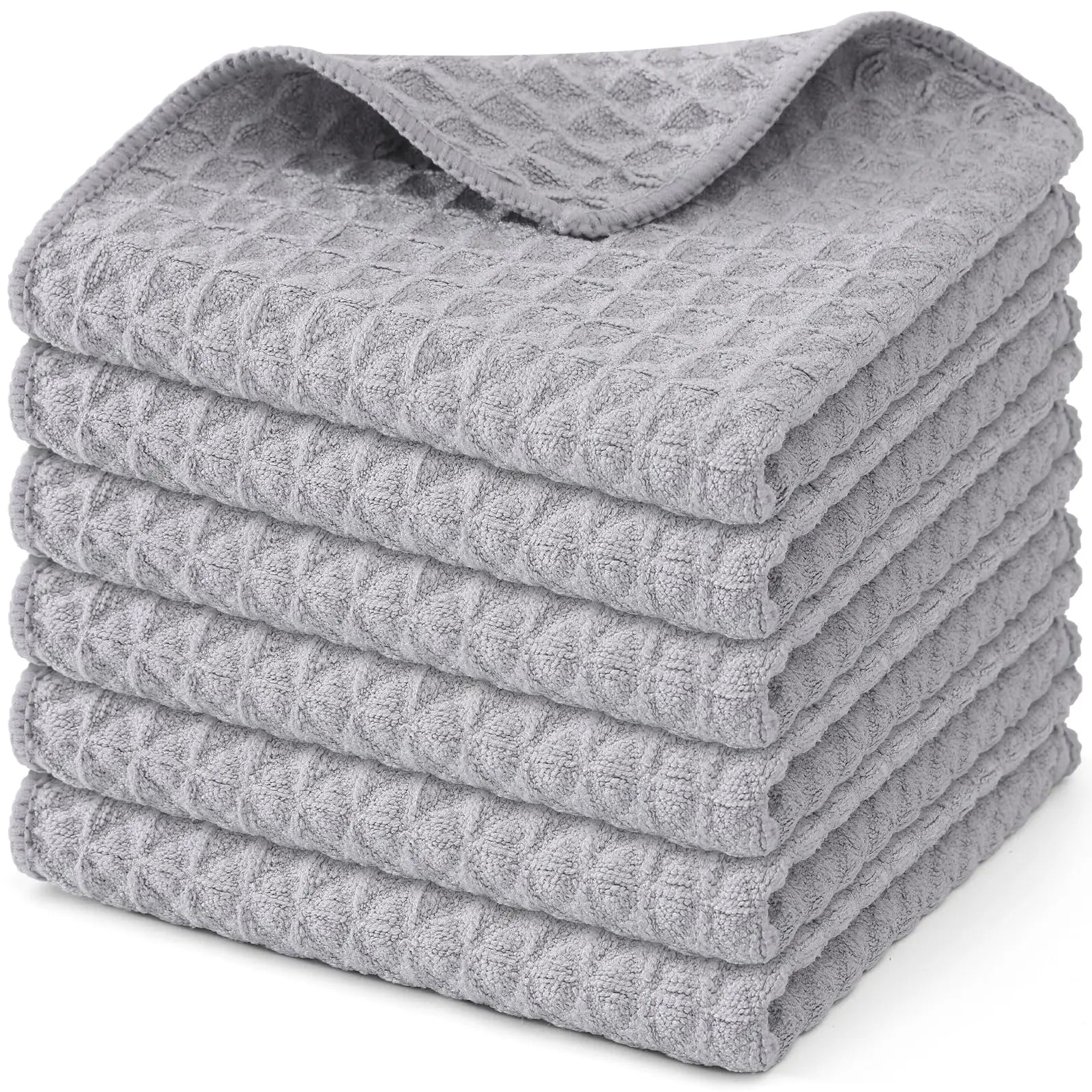 Neutral beige dish cloths for drying dishes, wiping counters, and keeping the kitchen tidy