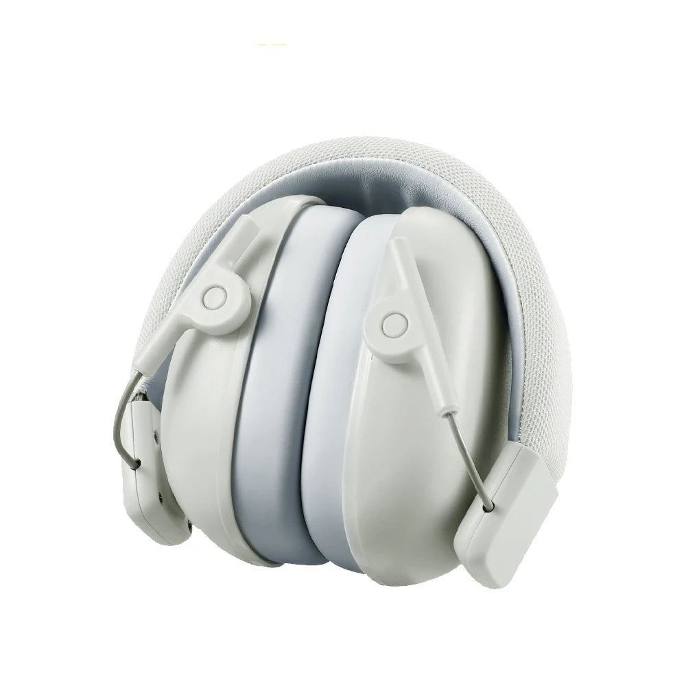 White quiet earmuffs for kids in overstimulating moments