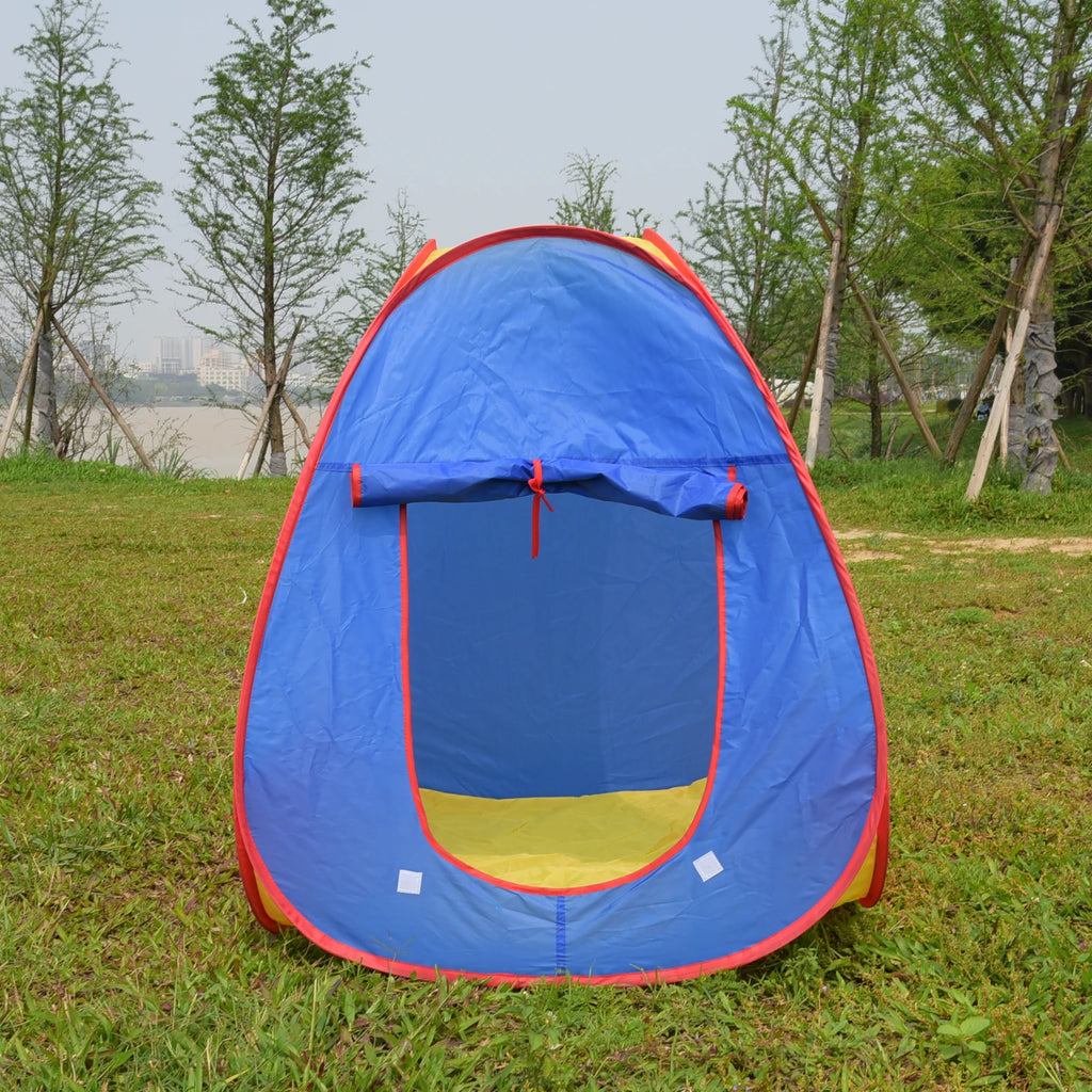 Pop up play tent for screen-free backyard adventures and outdoor play