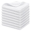 Absorbent kitchen cleaning towels with soft microfiber texture for daily home use