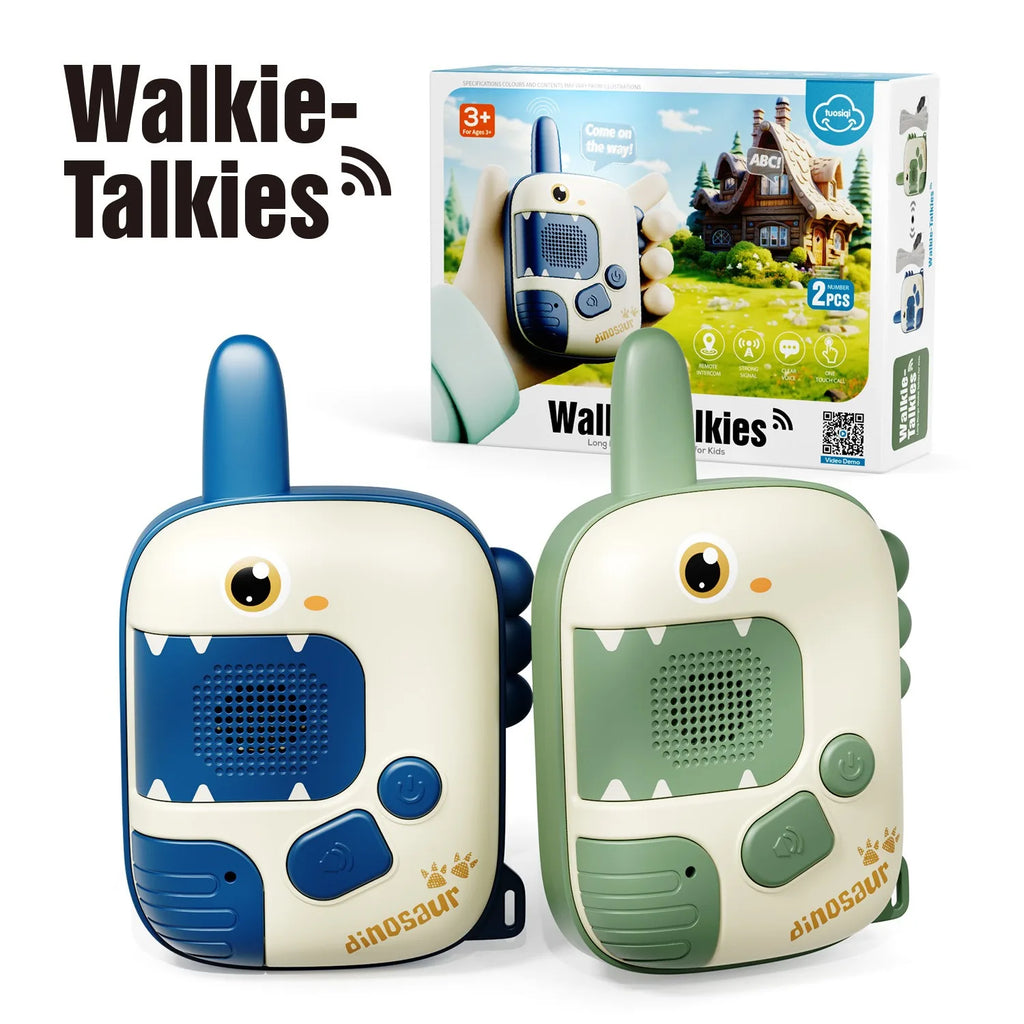 Kids walkie talkie set for backyard adventures scavenger hunts and sibling play