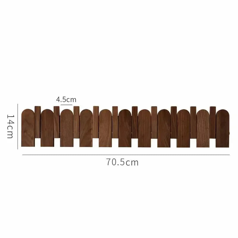 Wooden wall hooks for calm family routines and organized home spaces