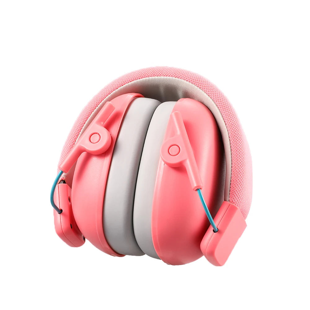 Pink quiet earmuffs for kids in overstimulating moments