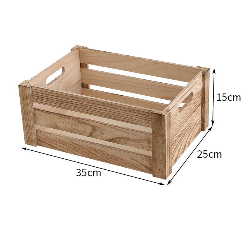 Simple wooden storage solution for tidy, organized and peaceful home spaces