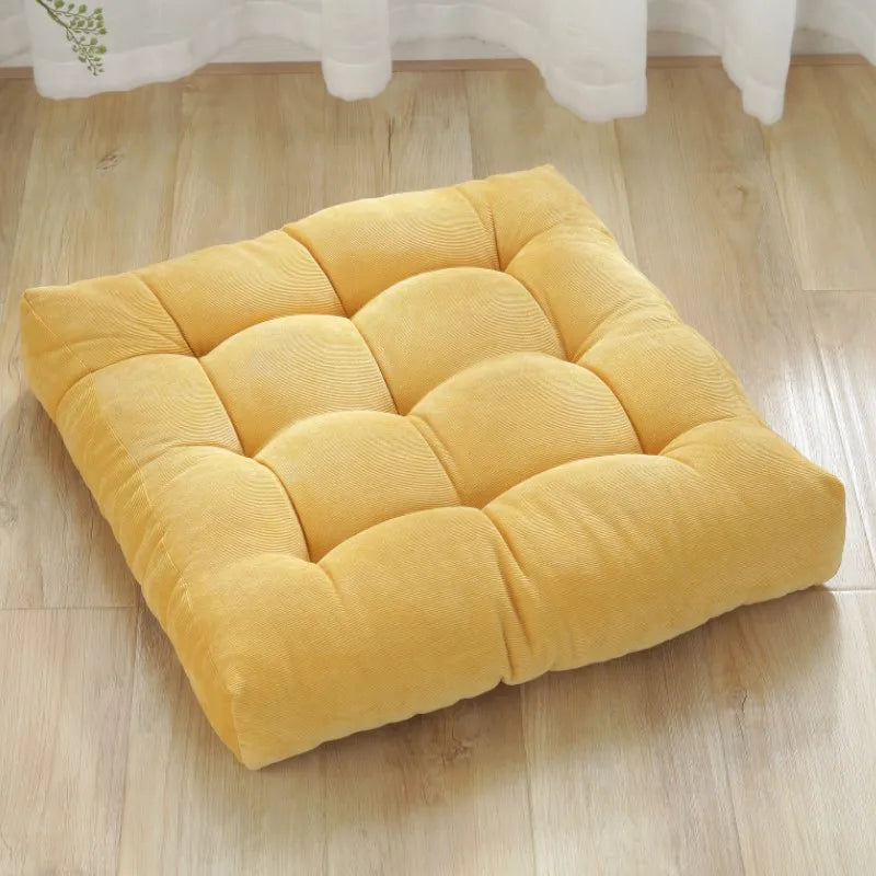 Soft family floor cushion for reading, emotional check-ins, and calm home moments